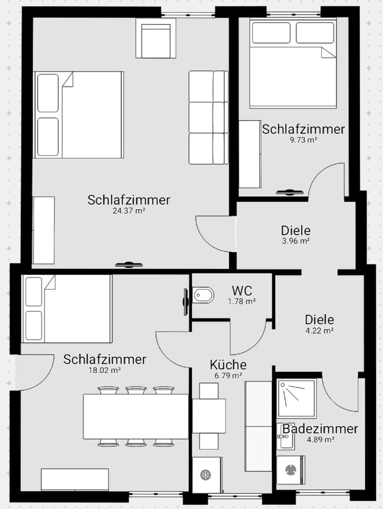 3 Bedrooms - 74Sqm - 10 Min. Inner City Виена Екстериор снимка
